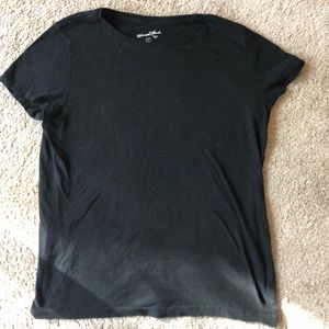 Black Crew Neck Tee